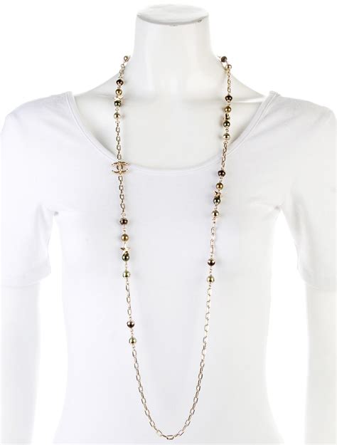 chanel modern chain|Chanel long chain necklace.